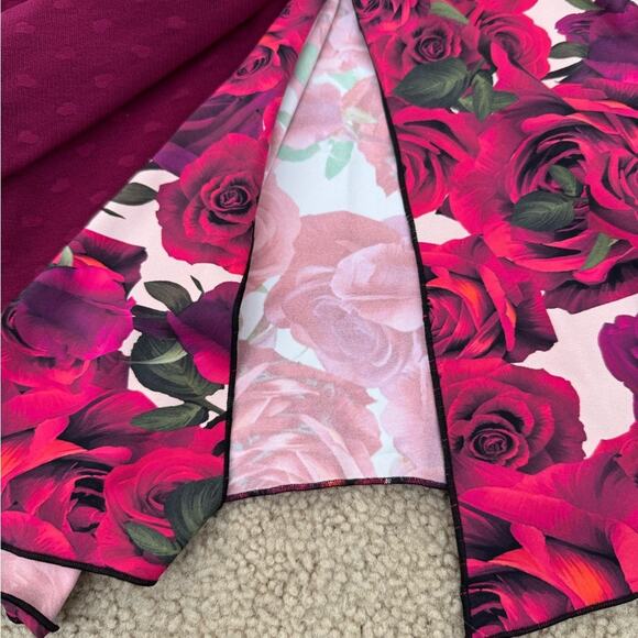 Argentine Tango Rose Dance Skirt Size Small - Picture 5 of 9